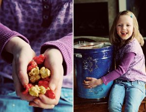 Popcorn gift tins