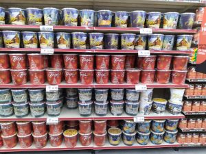 Topsys holiday gift tins at Hy Vee