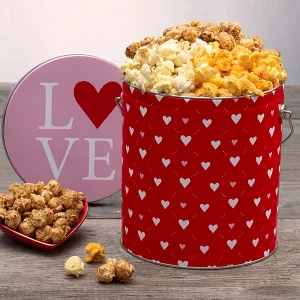 Valentines Popcorn Tin