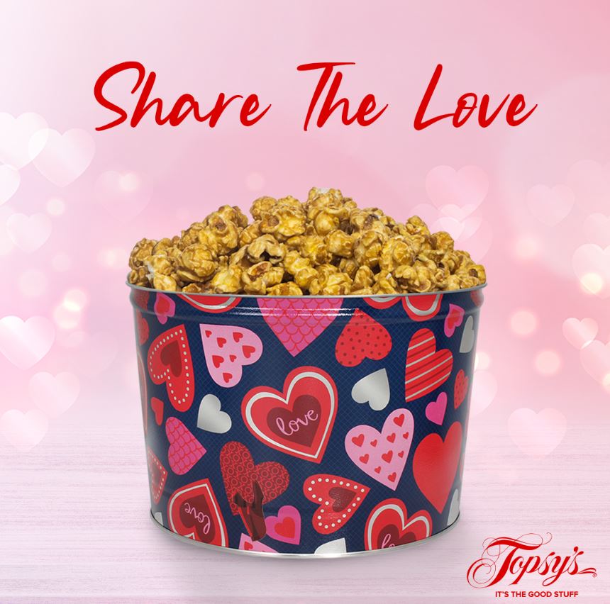 2Gallon Popcorn Tin Why Choose Topsy’s Popcorn Tins?